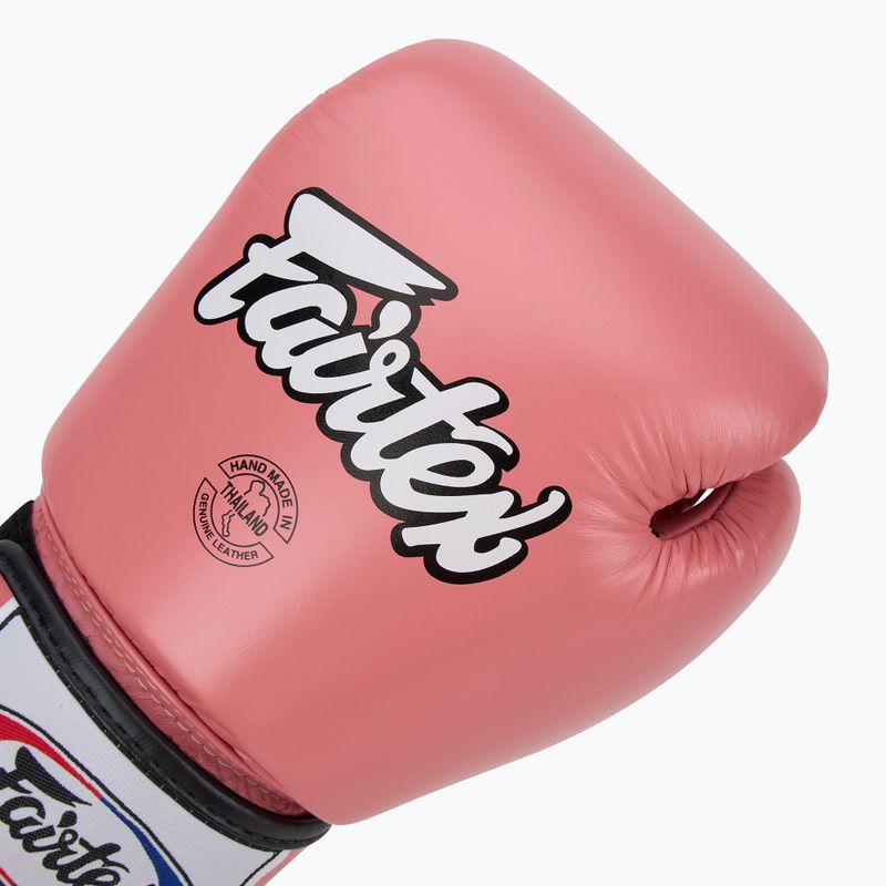 Boxerské rukavice Fairtex Universal "Tight-Fit" Design pink 5