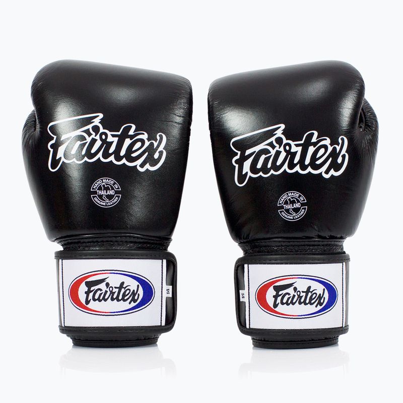 Fairtex Universal Prodyšné černé boxerské rukavice