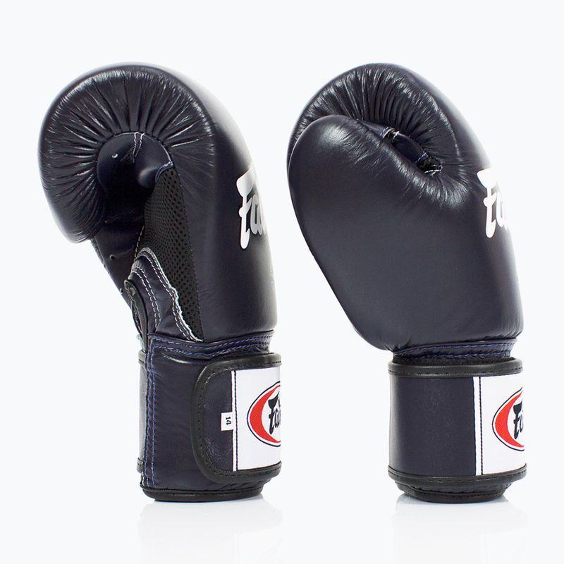 Fairtex Universal Prodyšné modré boxerské rukavice 3