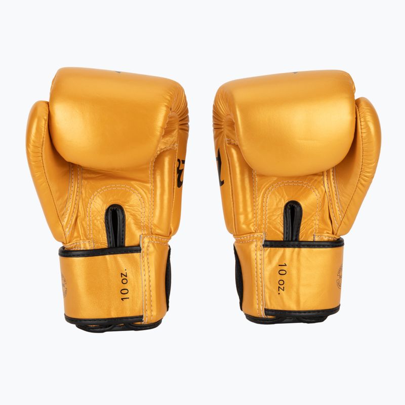 Boxerské rukavice Fairtex Universal "Tight-Fit" Design Falcon gold 3