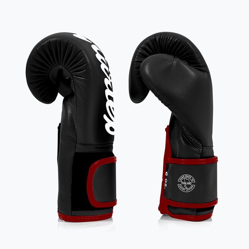Boxerské rukavice Fairtex Microfiber black 3