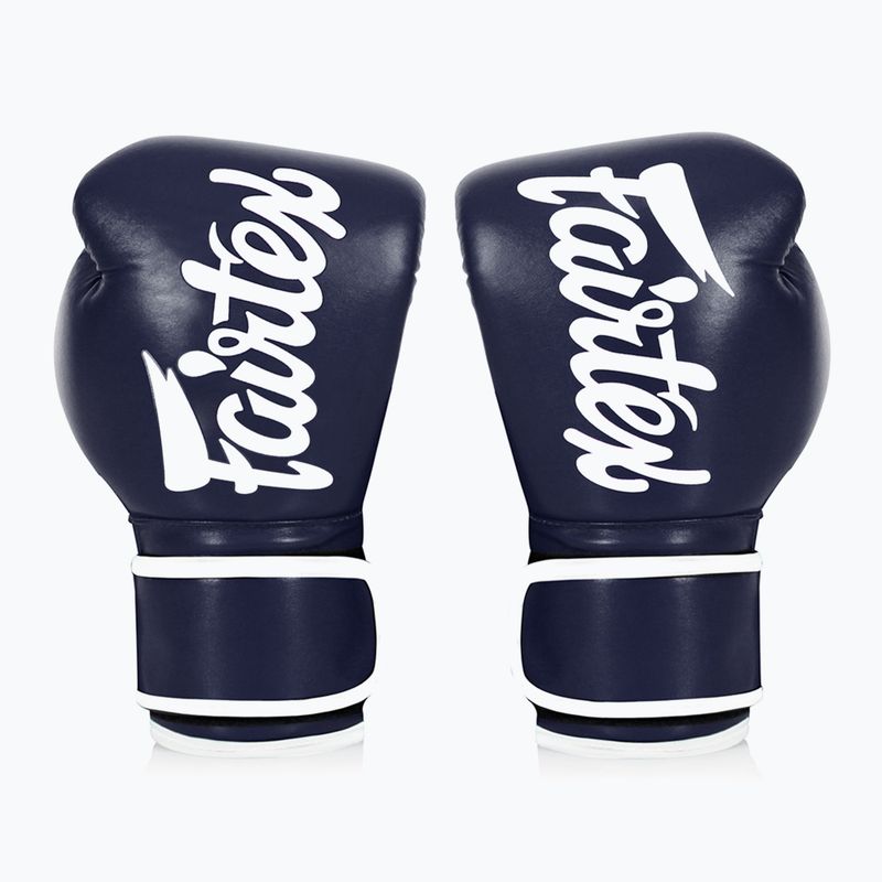 Boxerské rukavice Fairtex Microfiber blue
