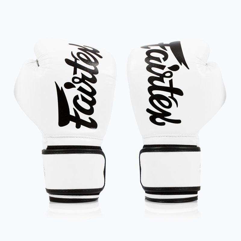 Boxerské rukavice Fairtex Microfiber white