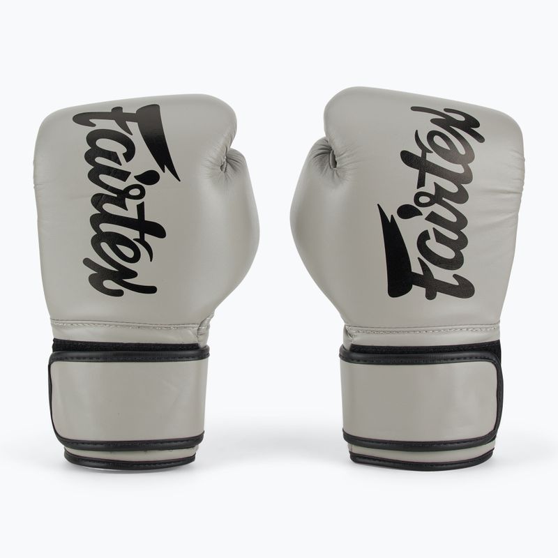 Boxerské rukavice Fairtex Microfiber grey 2