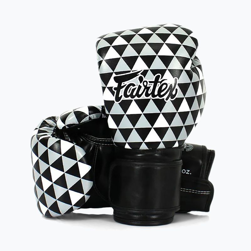 Boxerské rukavice Fairtex Microfiber Art Prism black 2