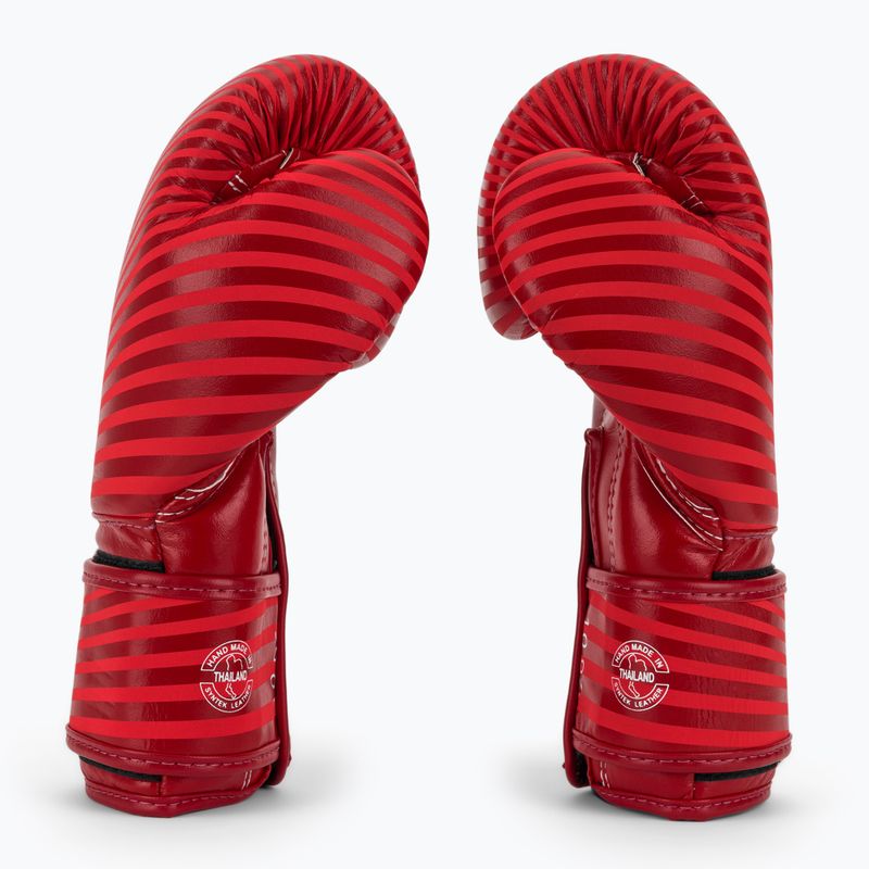 Boxerské rukavice Fairtex Microfiber Art Collections Minimalism Art red 4