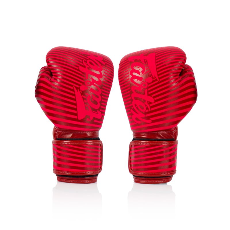 Boxerské rukavice Fairtex Microfiber Art Collections Minimalism Art red
