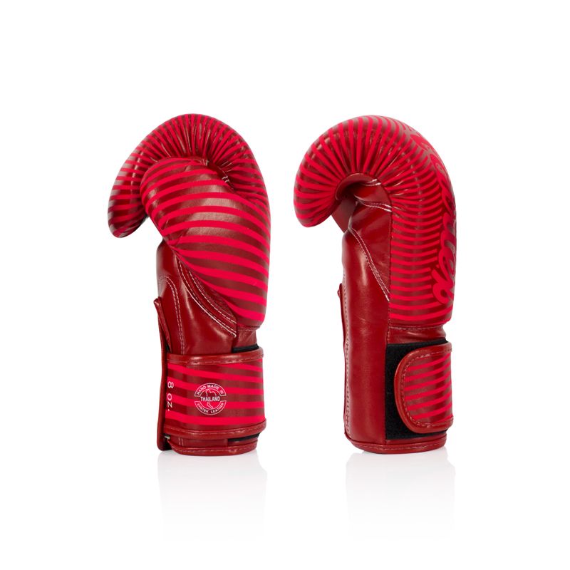 Boxerské rukavice Fairtex Microfiber Art Collections Minimalism Art red 3