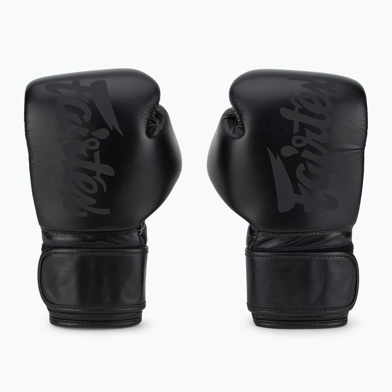 Boxerské rukavice Fairtex Microfiber Art Collection Solid black 2