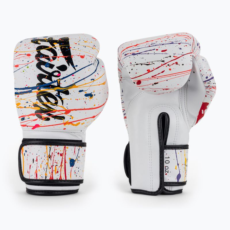 Boxerské rukavice Fairtex Microfiber Art Collections Painter white