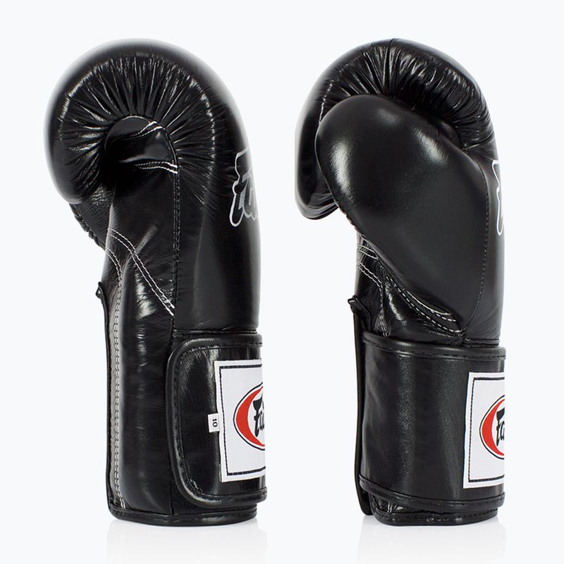 Boxerské rukavice Fairtex Super Sparring - Locked Thumb černé 3
