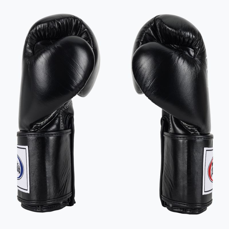 Boxerské rukavice Fairtex Super Sparring - Locked Thumb černé 4