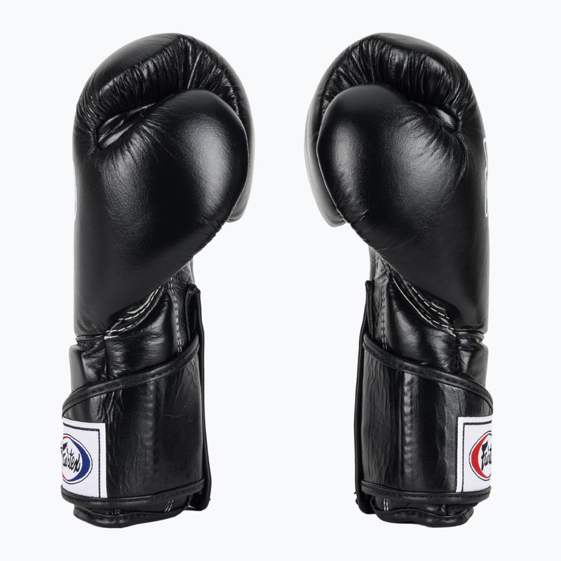 Stylové boxerské rukavice Fairtex Angular Sparring - s uzamčeným palcem černé 4