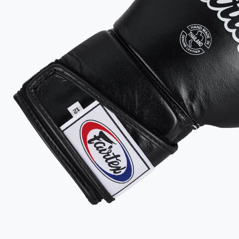 Stylové boxerské rukavice Fairtex Angular Sparring - s uzamčeným palcem černé 6