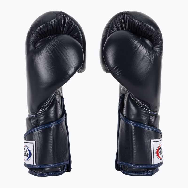 Stylové boxerské rukavice Fairtex Angular Sparring - uzamčený palec modré 4