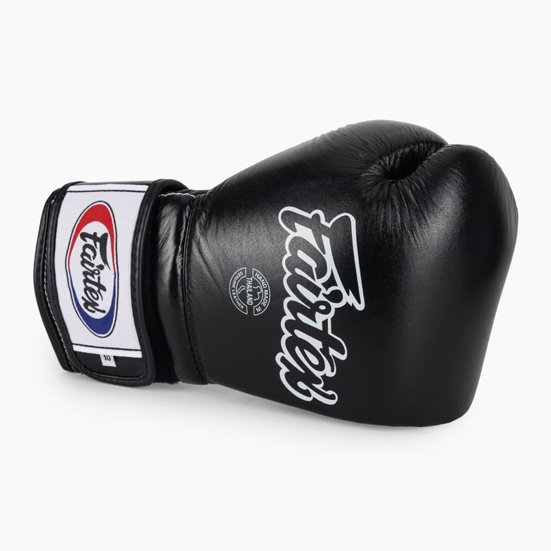 Boxerské rukavice Fairtex Heavy Hitter's Mexican Style black/yellow 5