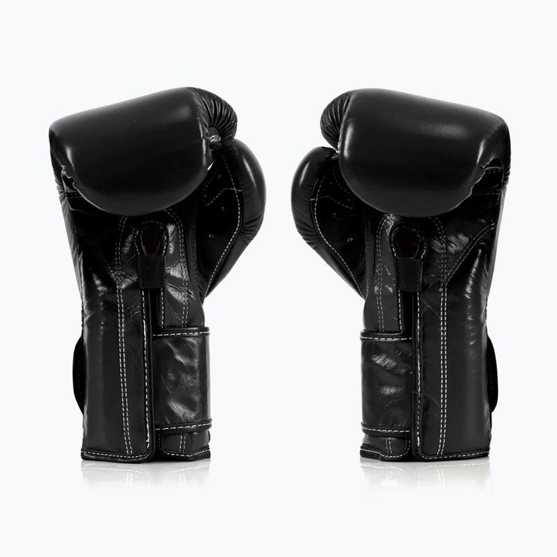Boxerské rukavice Fairtex Heavy Hitter's Mexican Style black/yellow 2