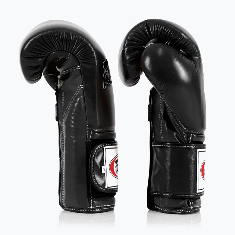 Boxerské rukavice Fairtex Heavy Hitter's Mexican Style black/yellow 3