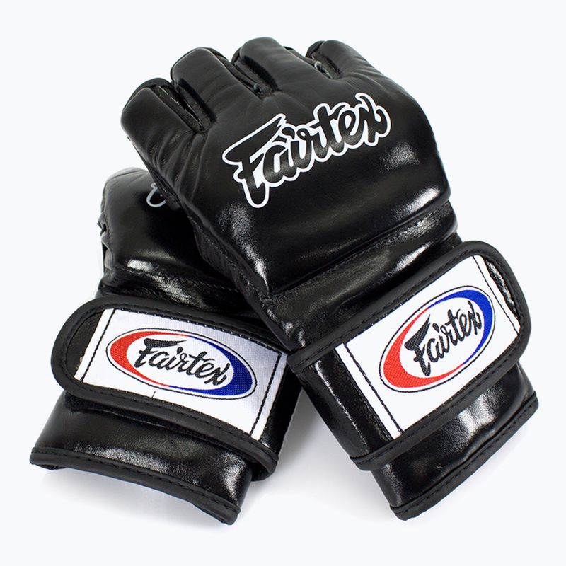 Rukavice MMA Fairtex "Open Thumb Loop" black 2