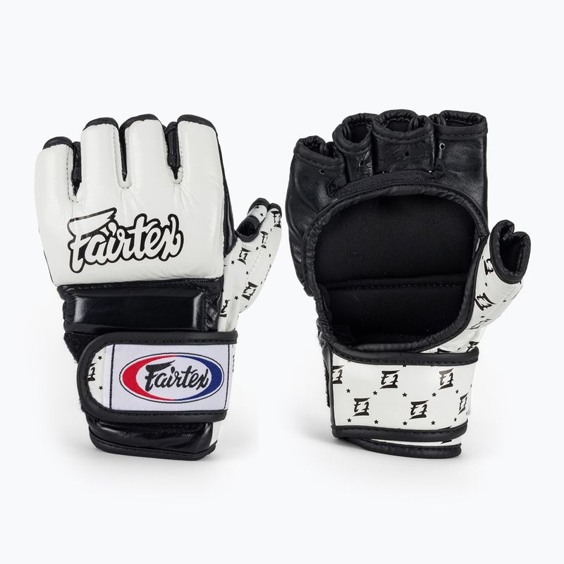 Fairtex Super Sparring grapplingové rukavice bílé/černé