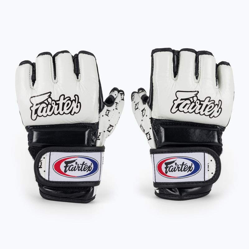 Fairtex Super Sparring grapplingové rukavice bílé/černé 2