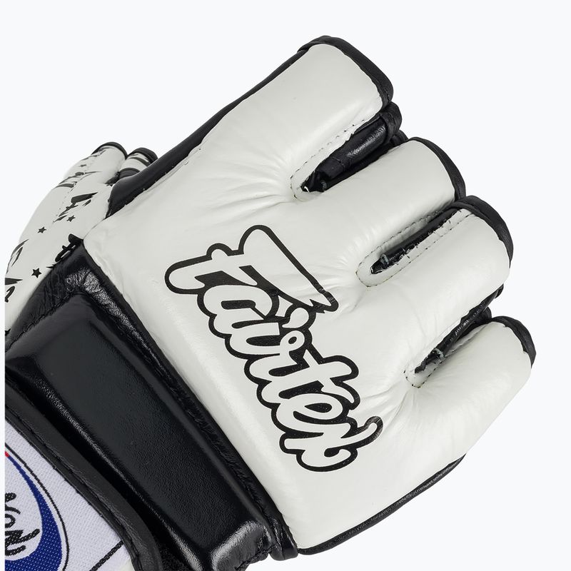 Fairtex Super Sparring grapplingové rukavice bílé/černé 5