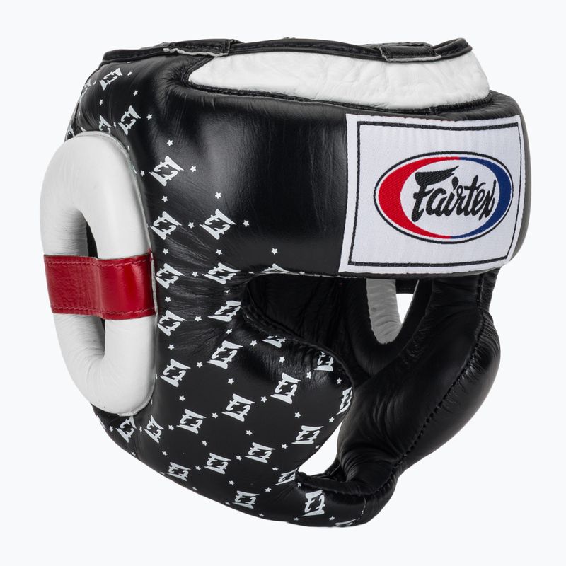 Boxerská helma Fairtex Super Sparring black/white