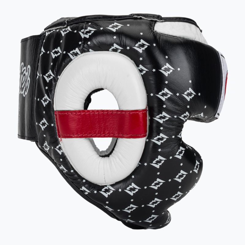 Boxerská helma Fairtex Super Sparring black/white 2