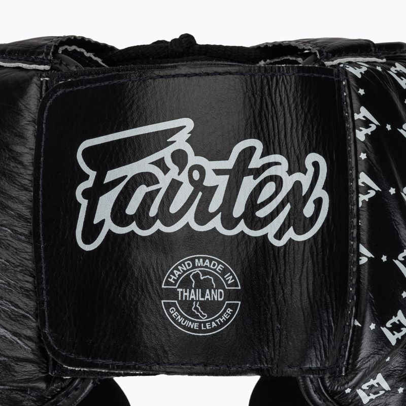 Boxerská helma Fairtex Super Sparring black/white 5