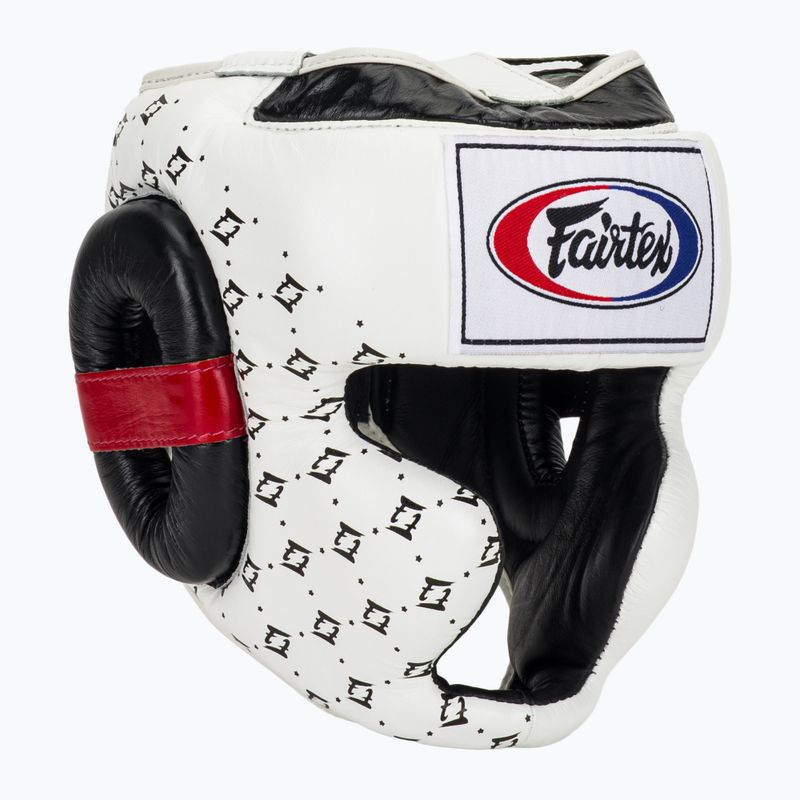 Boxerská helma Fairtex Super Sparring white/black