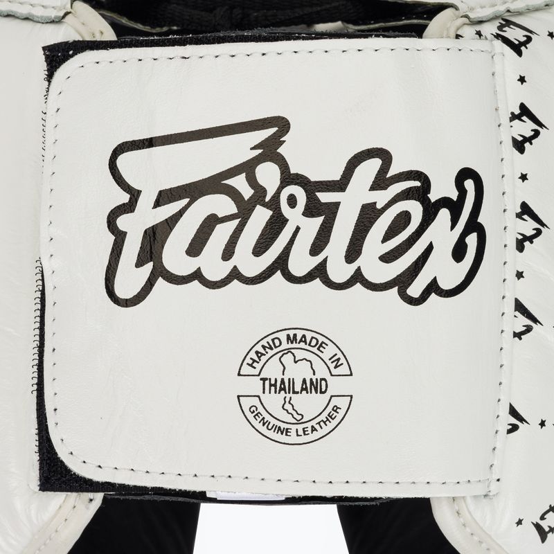 Boxerská helma Fairtex Super Sparring white/black 5