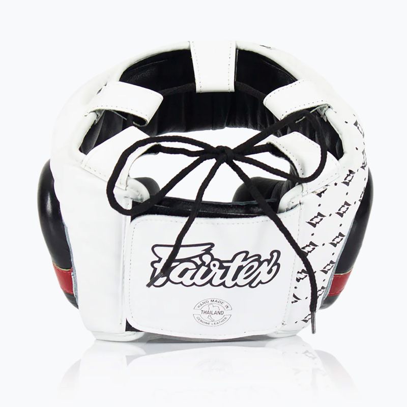 Boxerská helma Fairtex Super Sparring white/black 2