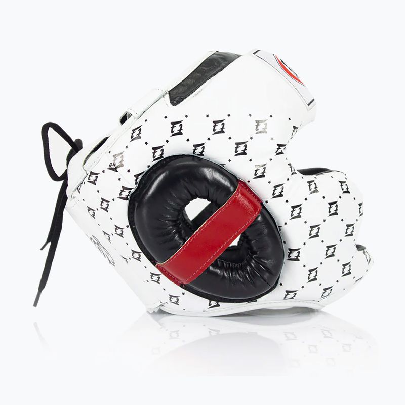 Boxerská helma Fairtex Super Sparring white/black 3