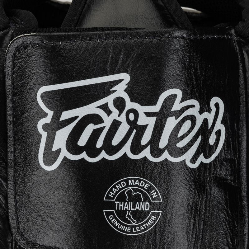 Boxerská helma Fairtex Diagonal Vision Sparring - Full Head Coverage black/rd 5