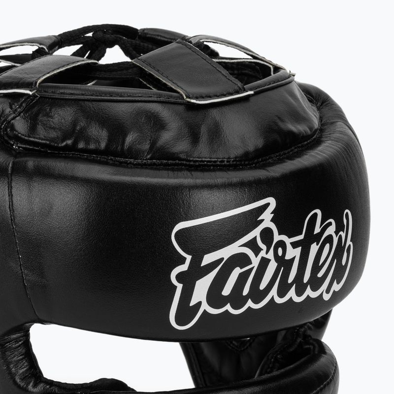 Boxerská helma Fairtex Full Face Protector black 4