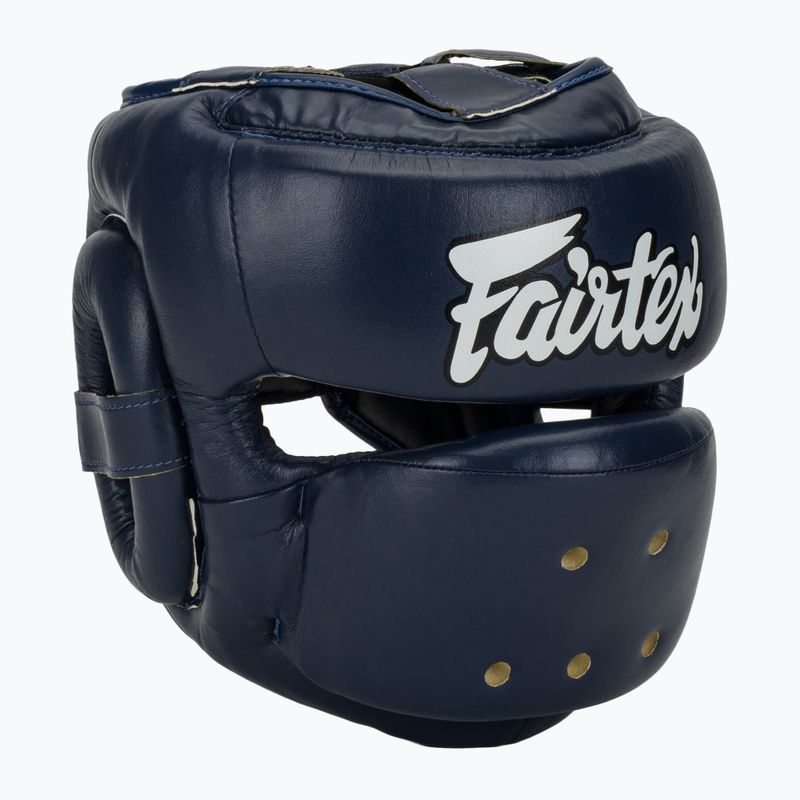 Boxerská helma Fairtex Full Face Protector blue