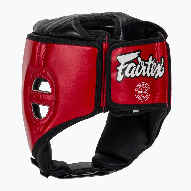 Ochranná helma Fairtex Muay Thai & Kickboxing Competition red 3
