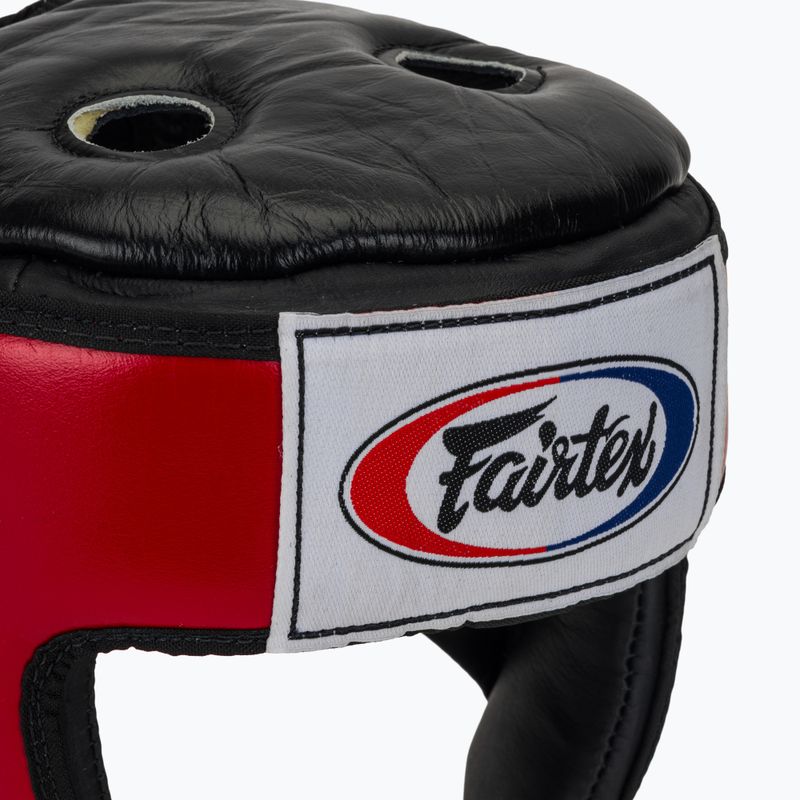 Ochranná helma Fairtex Muay Thai & Kickboxing Competition red 4