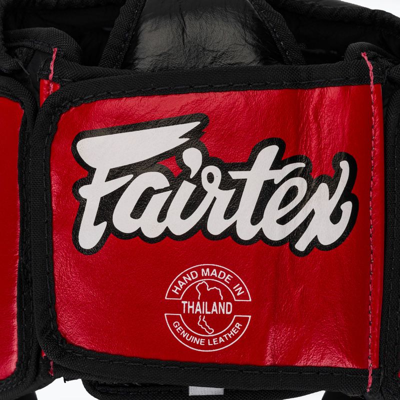 Ochranná helma Fairtex Muay Thai & Kickboxing Competition red 5