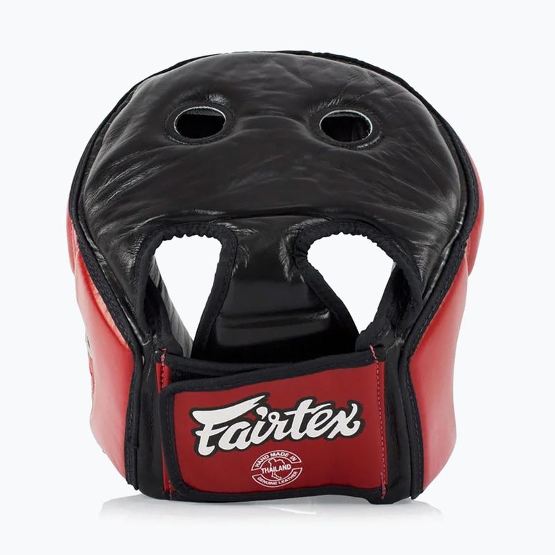 Ochranná helma Fairtex Muay Thai & Kickboxing Competition red 3