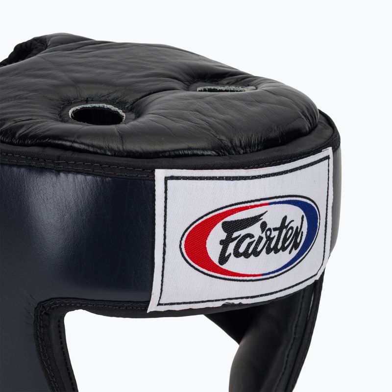 Ochranná helma Fairtex Muay Thai & Kickboxing Competition blue 4