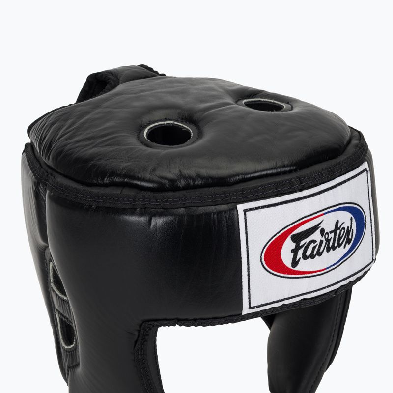 Ochranná helma Fairtex Muay Thai & Kickboxing Competition black 4
