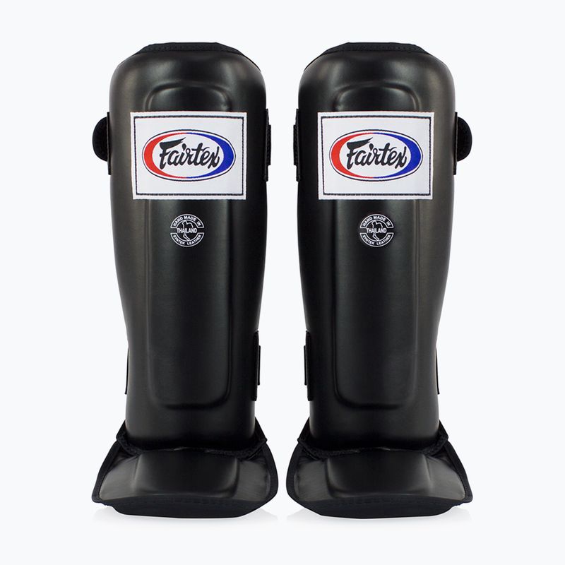 Dvojité polstrované chrániče holeně Fairtex In-Step černé