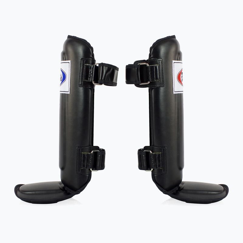Dvojité polstrované chrániče holeně Fairtex In-Step černé 3