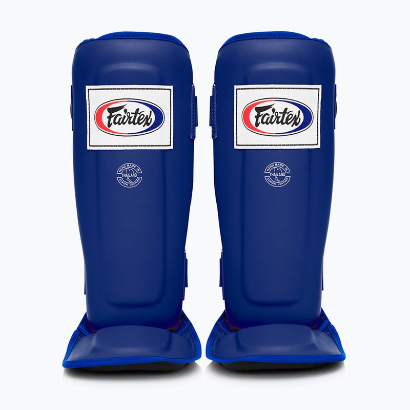 Dvojité polstrované chrániče holeně Fairtex In-Step modré
