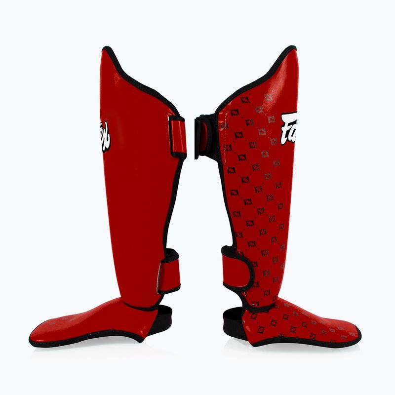 Chrániče holení Fairtex Competition červené 3
