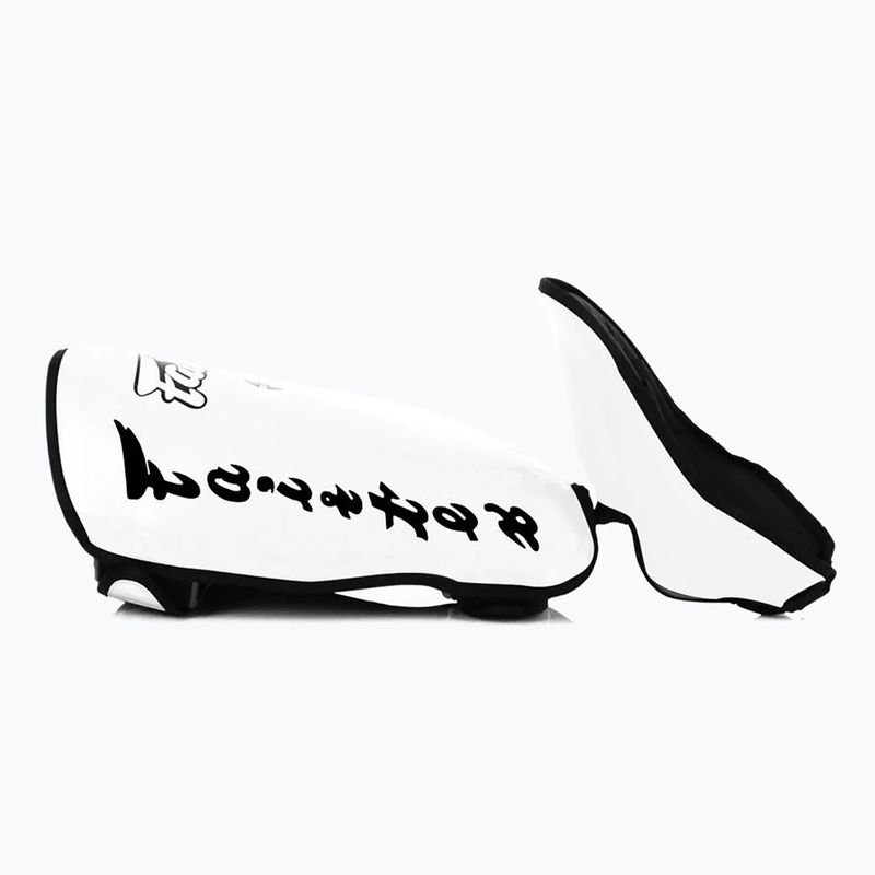 Holenní chrániče Fairtex Detachable In-Step Shin Pads A.K.A. "Twister" white 2