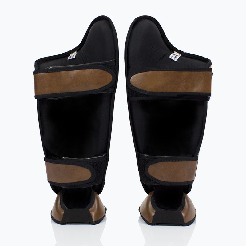 Chrániče holení Fairtex Ultimate hnědé 2