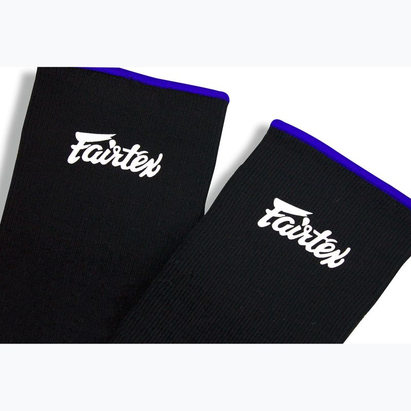 Chrániče kotníků Fairtex Ankle Support černá/modrá 2