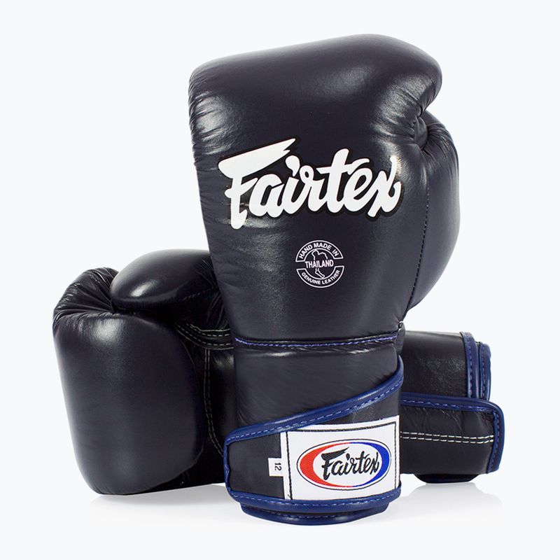 Stylové boxerské rukavice Fairtex Angular Sparring - uzamčený palec modré 4